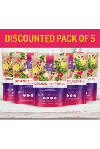 5 x Organic ProteinMax (Chocolate) Family Pack - Discounted pack!